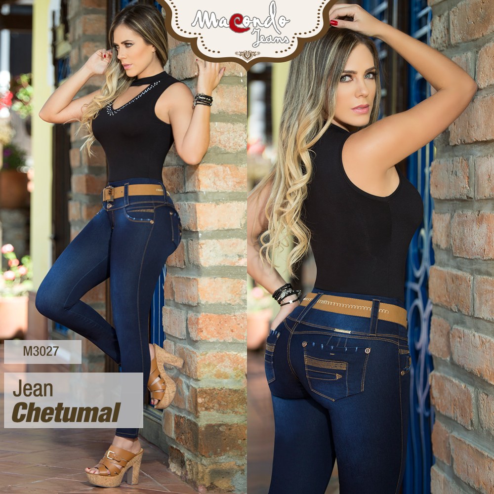 solapa sed esculpir Jeans-Levantacola-Colombianos-Macondo-M3027 - Macondo Jeans Colombianos